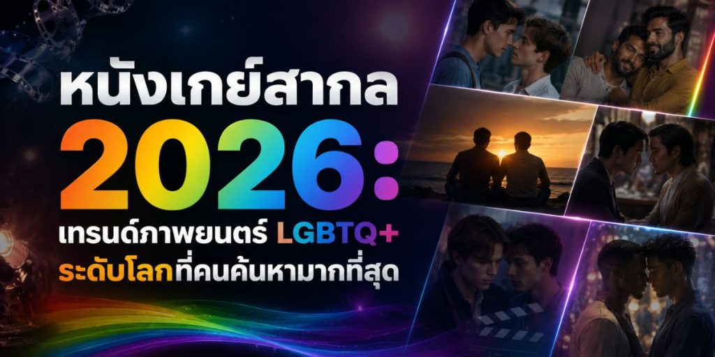 หนังเกย์สากล 2026: เทรนด์ภาพยนตร์ LGBTQ+ ระดับโลกที่คนค้นหามากที่สุด
