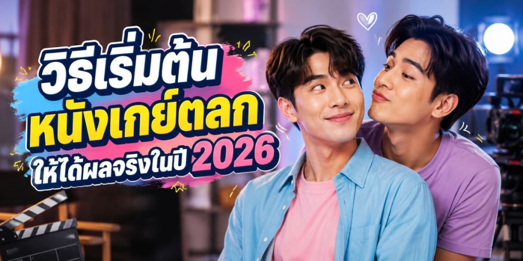 วิธีเริ่มต้น หนังเกย์ตลก ให้ได้ผลจริงในปี 2026