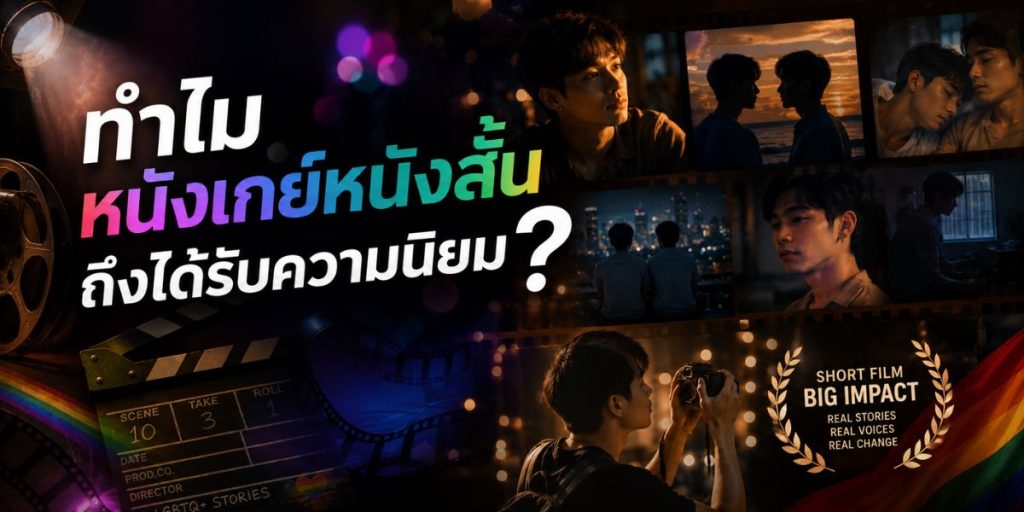 ทำไมหนังเกย์หนังสั้นถึงได้รับความนิยม?