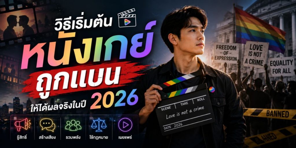 วิธีเริ่มต้น หนังเกย์ถูกแบน ให้ได้ผลจริงในปี 2026