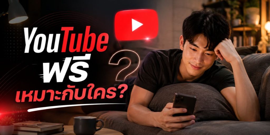 YouTube ฟรี เหมาะกับใคร?