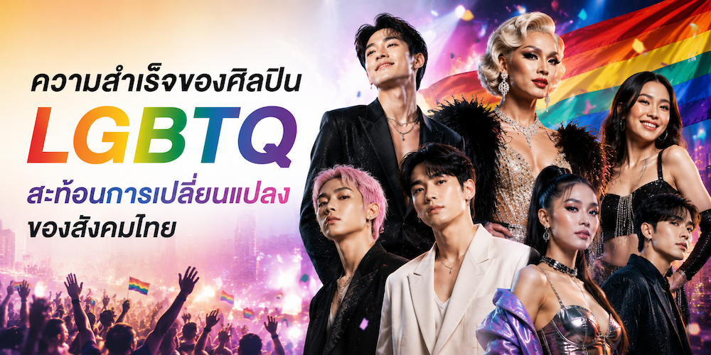 ความสำเร็จของศิลปิน lgbtq สะท้อนการเปลี่ยนแปลงของสังคมไทย