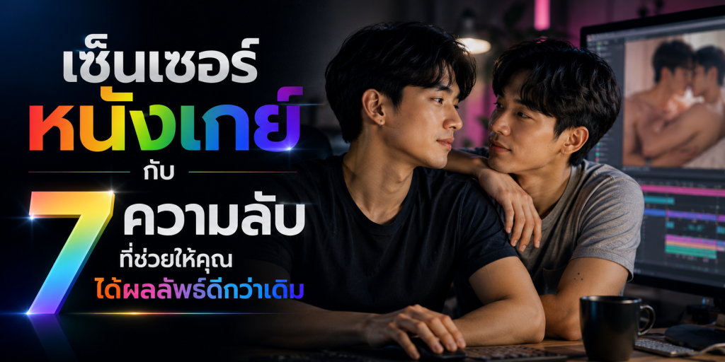 เซ็นเซอร์หนังเกย์ กับ 7 ความลับที่ช่วยให้คุณได้ผลลัพธ์ดีกว่าเดิม