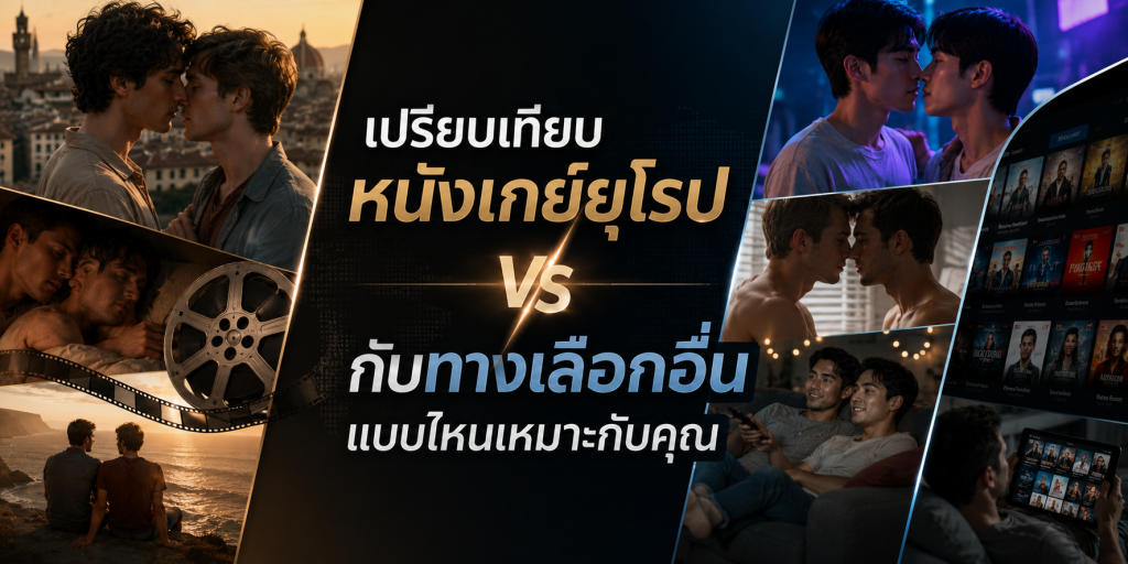 เปรียบเทียบ หนังเกย์ยุโรป กับทางเลือกอื่น แบบไหนเหมาะกับคุณ