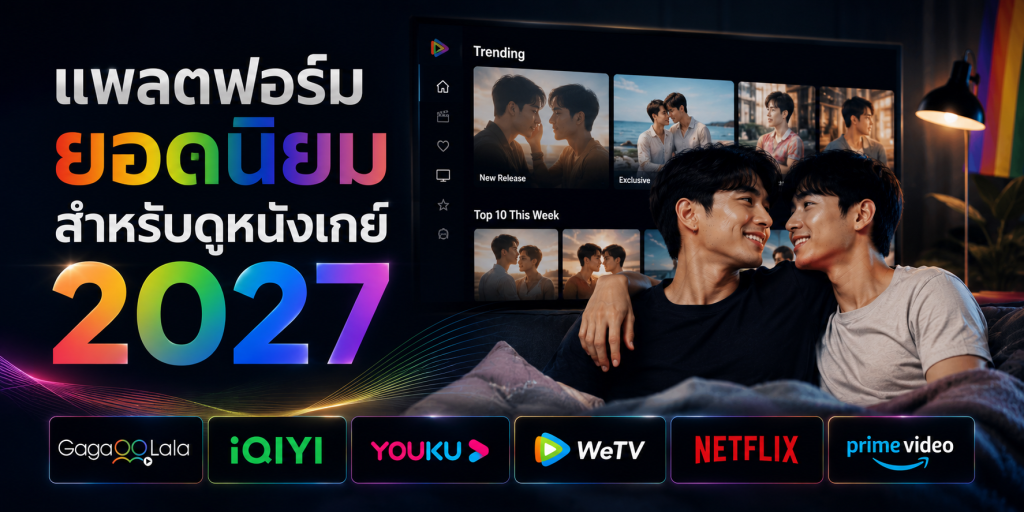 แพลตฟอร์มยอดนิยมสำหรับดูหนังเกย์ 2027