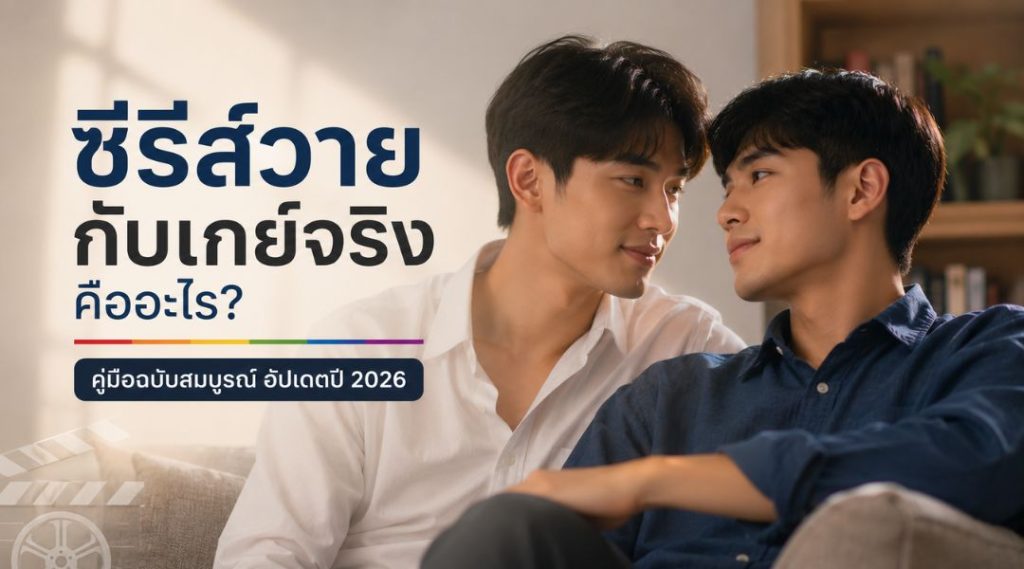ซีรีส์วายกับเกย์จริง คืออะไร คู่มือฉบับสมบูรณ์ อัปเดตปี 2026